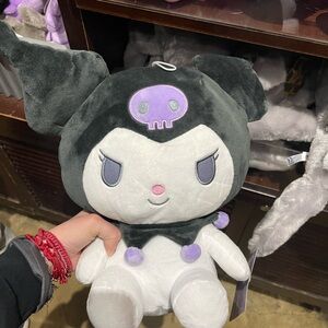 Kuromi Plush Toy - Black and White